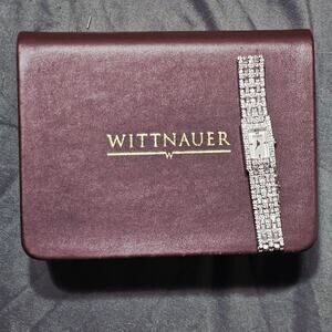 Women's Wittnauer Swiss Quartz Sapphire Crystal Encrusted Dress Watch